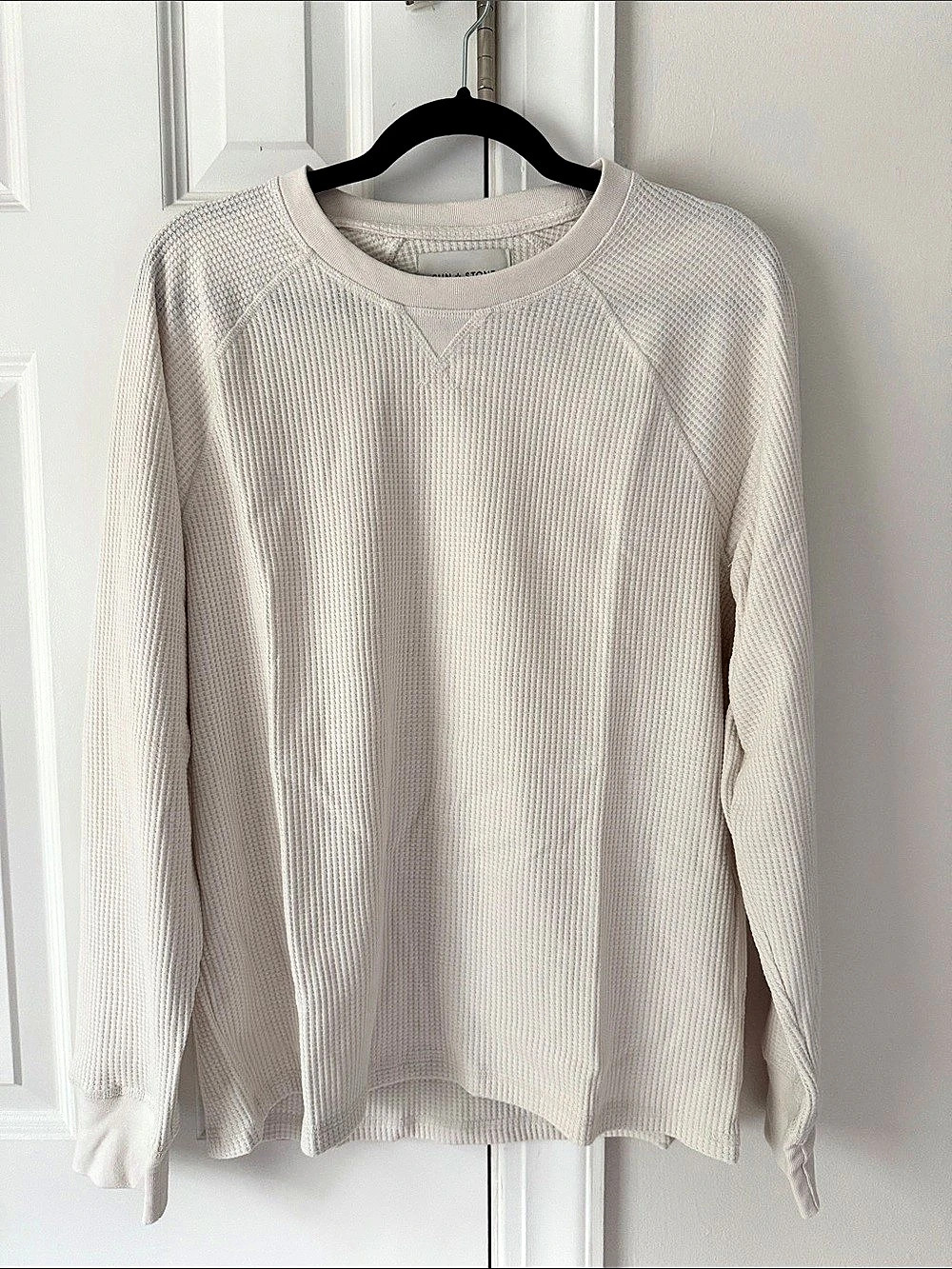 NWT Sun + Stone Thermal Crewneck